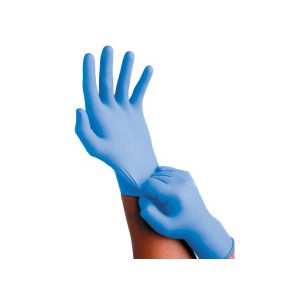 soft nitril handschoen blauw
